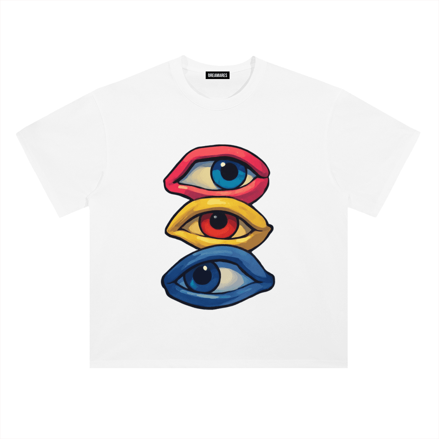 Different Worlds — oversized tee,